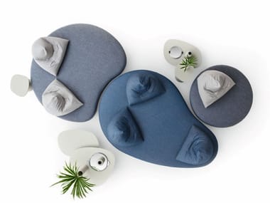PAPILO - Sectional fabric garden sofa (Request Info).