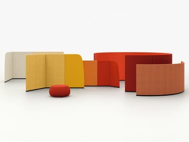 PARAVAN - Sound absorbing freestanding fabric office screen (Request Info).