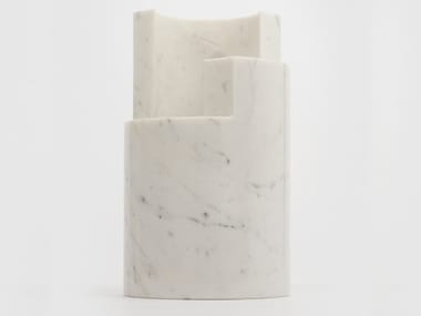 PAROS H - Calacatta marble vase (Request Info).
