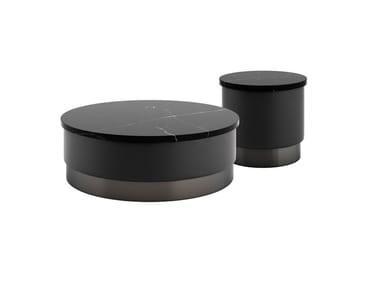PASTILLES - Round marble coffee table (Request Info).
