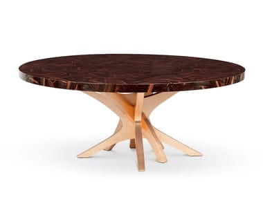 PATCH - Round wooden living room table (Request Info).