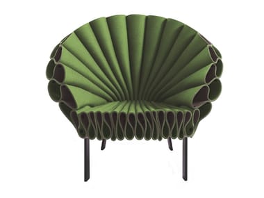 PEACOCK - Felt armchair (Request Info).
