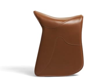 PEPE - Tanned leather stool (Request Info).