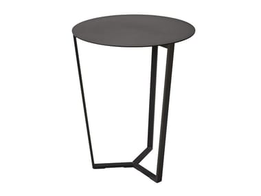 PERO - Round steel high side table (Request Info).