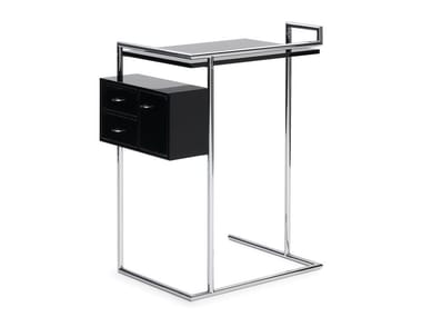 PETITE COIFFEUSE - Steel and wood side table (Request Info).