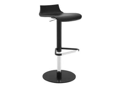 PETROS - High height-adjustable polyurethane stool with footrest (Request Info).
