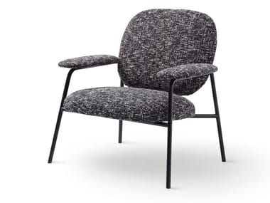 PHILO - Fabric easy chair with armrests (Request Info).