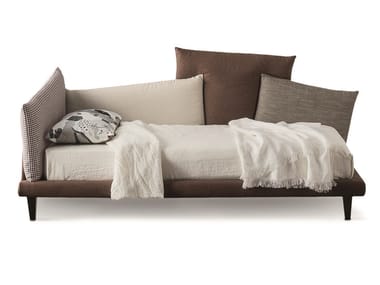 PICABIA - Fabric bed with upholstered headboard (Request Info).