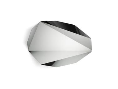 PIEGA SMALL - Wall-mounted stainless steel mirror (Request Info).