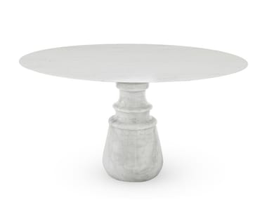 PIETRA ROUND - Round marble dining table (Request Info).