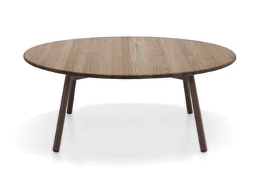 PIPER 012 - Round teak garden side table (Request Info).