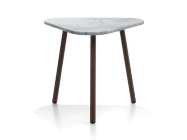 PIPER 010 - Triangular stone garden side table (Request Info).