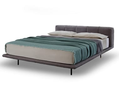 PIXEL AIR - Fabric double bed with upholstered headboard (Request Info).