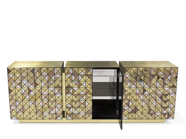 PIXEL - Aluminium sideboard with doors (Request Info).