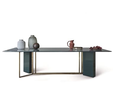 PLINTO - Rectangular wooden dining table (Request Info).