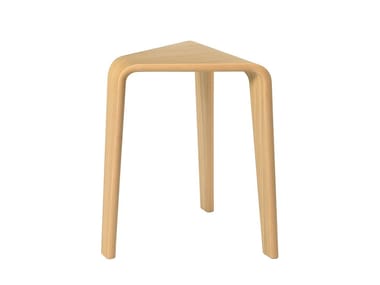 PLY - Low oak stool (Request Info).