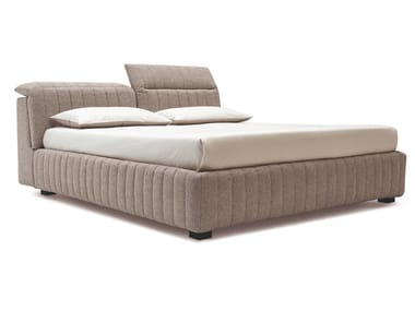 PORTLAND - Microfiber double bed with adjustable headrest (Request Info).