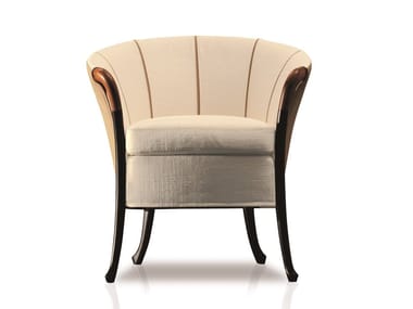 PROGETTI BLOSSOM - Fabric easy chair with armrests (Request Info).