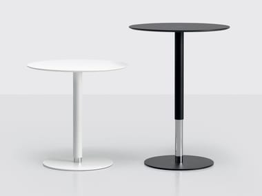 PTB - Height-adjustable round coffee table (Request Info).