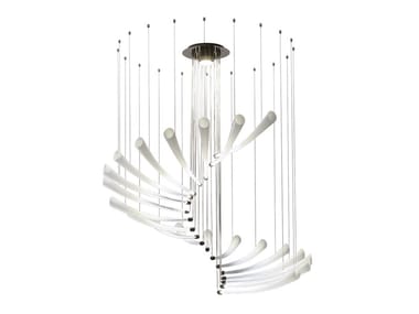PULSA SPIRA - Glass pendant lamp (Request Info).
