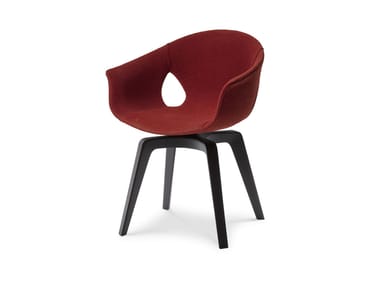GINGER - Fabric chair with armrests (Request Info).