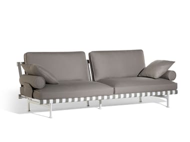 SOUVENIR D'ITALIE - Fabric garden sofa (Request Info).