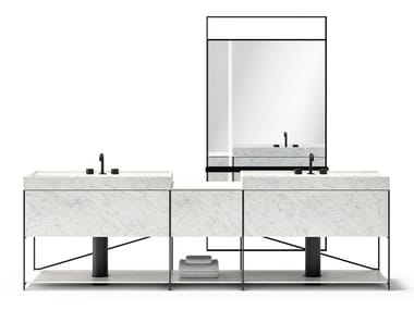 R.I.G. MODULES - BATHROOM 01 - Sectional vanity unit (Request Info).