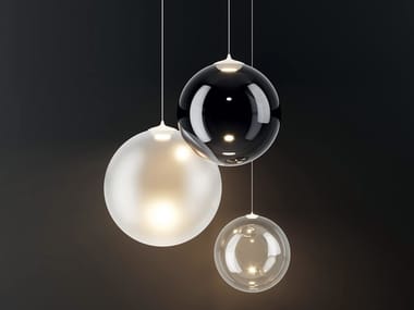 RANDOM SOLO - LED blown glass pendant lamp (Request Info).