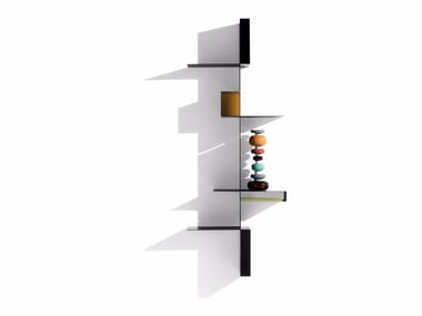 RANDOMISSIMO - Sectional floating plate bookcase (Request Info).