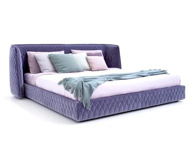 REDONDO - Fabric double bed with removable cover (Request Info).