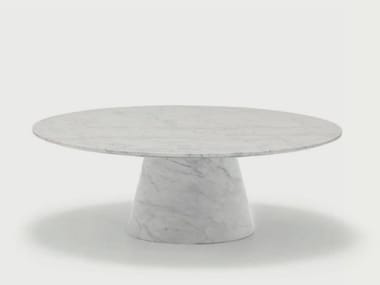 REVERSE OCCASIONAL MARBLE - Low marble coffee table (Request Info).