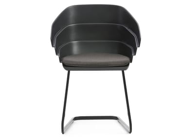 RIFT - Cantilever stackable polyurethane chair (Request Info).