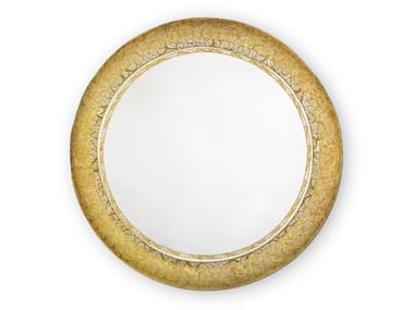 RING FILIGREE - Round framed wall-mounted mirror (Request Info).