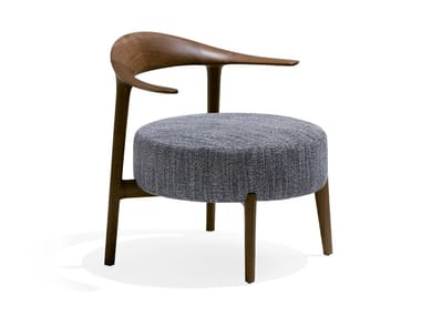 RIPPLE - Upholstered easy chair with armrests (Request Info).