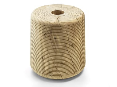 ROCK-ETTO - Low cedarwood stool (Request Info).