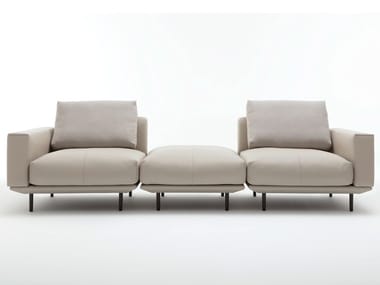 ROLF BENZ 530 VOLO - Sectional leather sofa (Request Info).