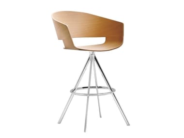 RONDA BQ0476 - Oak barstool (Request Info).