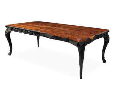 ROYAL - Rectangular rosewood dining table (Request Info).