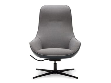 ROLF BENZ 582 MEG - Recliner armchair with 4-spoke base (Request Info).