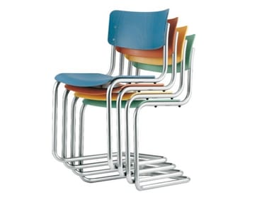 S 43 ST - Cantilever stackable chair (Request Info).