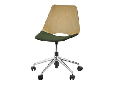 S 661 SPVDR - Swivel multi-layer wood office chair with 5-Spoke base (Request Info).