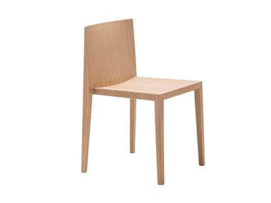SAIL WOOD SI1248 - Stackable oak chair (Request Info).
