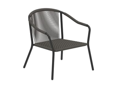 SAMBA - Stackable Olefin fiber garden armchair with armrests (Request Info).