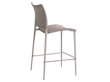SAND AIR - High polyester fibre stool with back (Request Info).