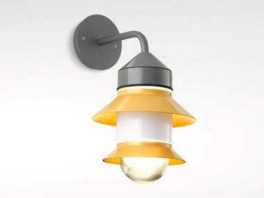 SANTORINI A - Polycarbonate outdoor wall lamp (Request Info).
