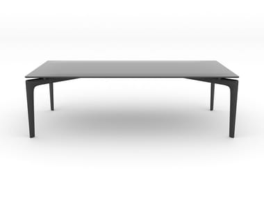 SAUL - Rectangular glass coffee table (Request Info).