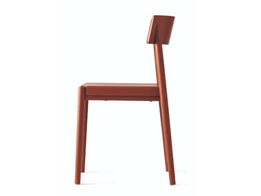SCANDIA - Stackable wooden chair (Request Info).