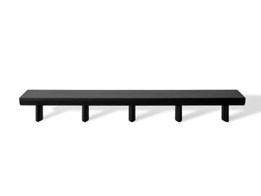 SCULPTURAL - Low wooden TV cabinet (Request Info).