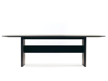 SEA OF TRANQUILLITY - Rectangular oak dining table (Request Info).