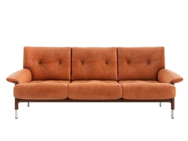 SELLA - 3 seater leather sofa (Request Info).